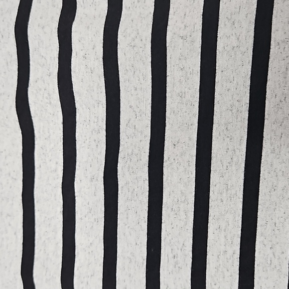 Papermoon Tank Top Gray and White Stripe with Pocket and Sheer Black Back Size M - Picture 13 of 15